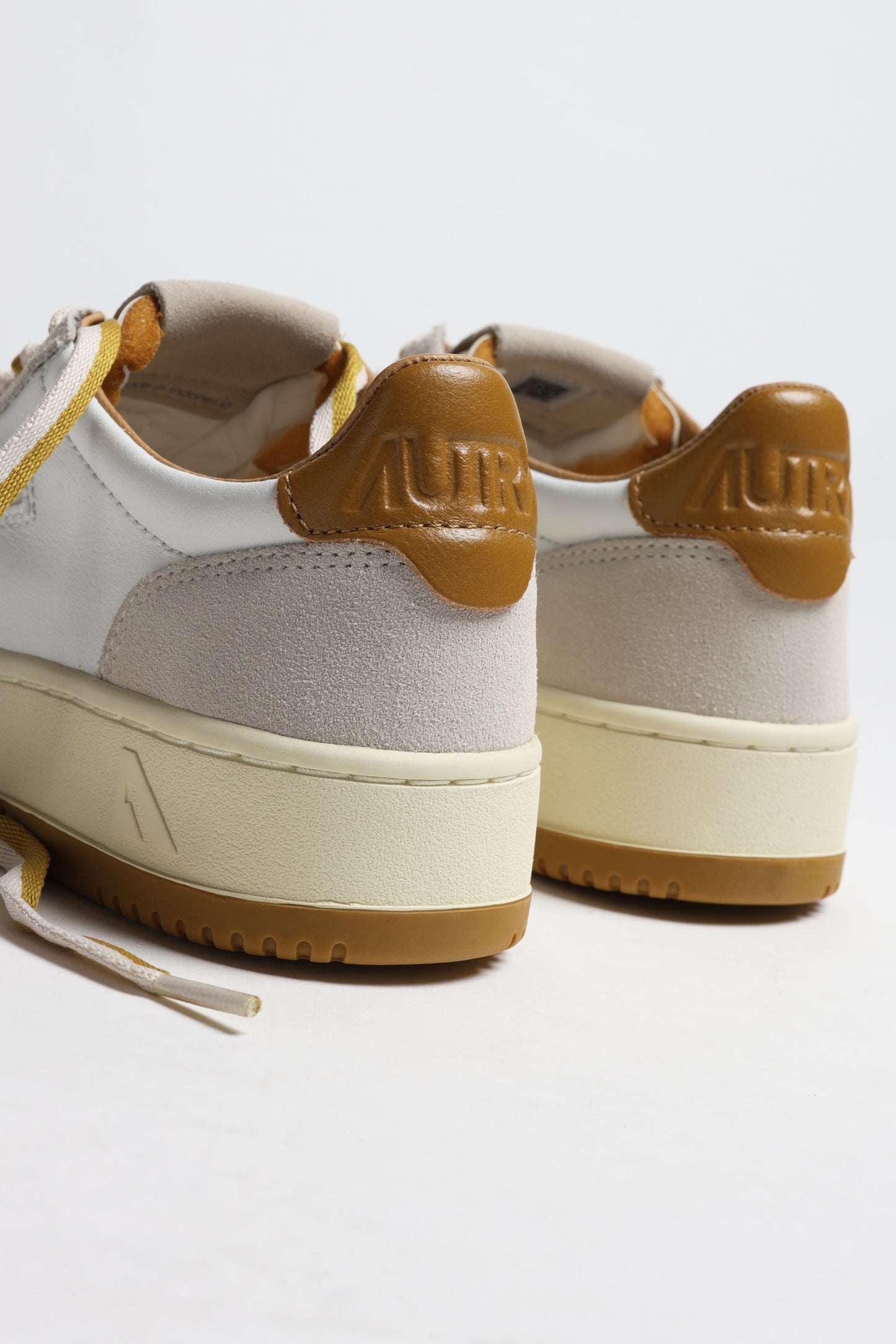 Medalist Sneakers in White/Suede SandAutry - Anita Hass