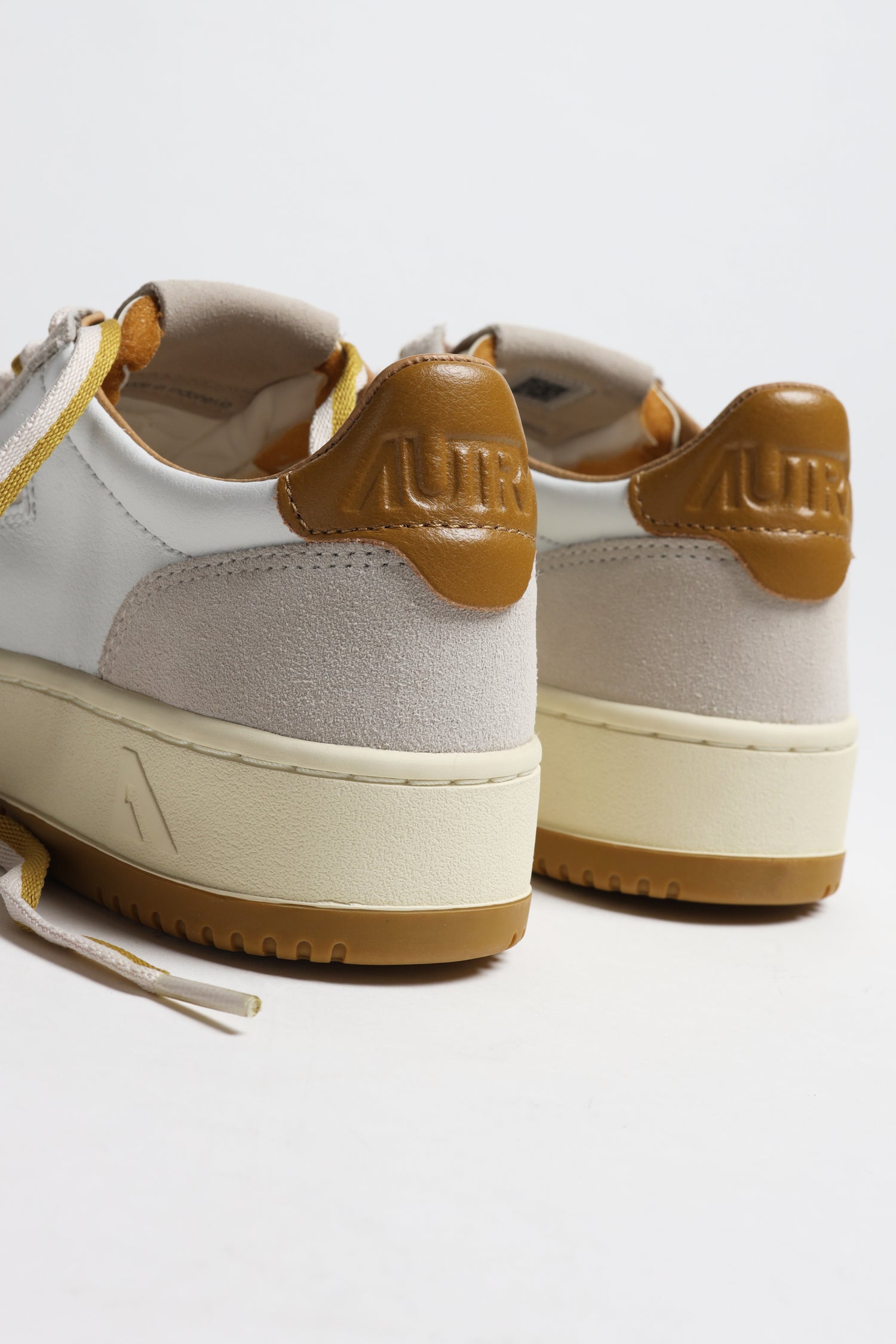Medalist Sneakers in White/Suede SandAutry - Anita Hass