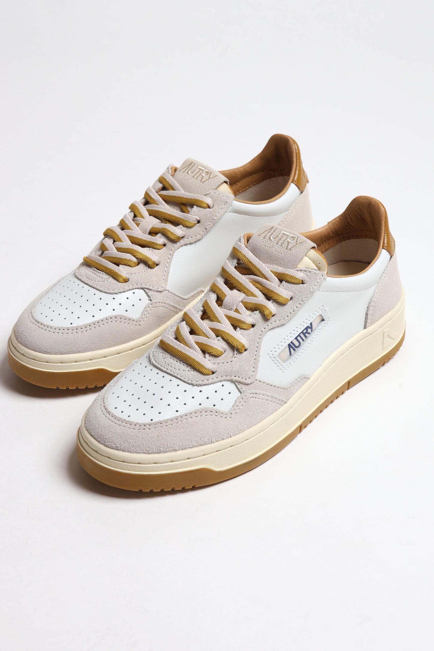 Medalist Sneakers in White/Suede SandAutry - Anita Hass