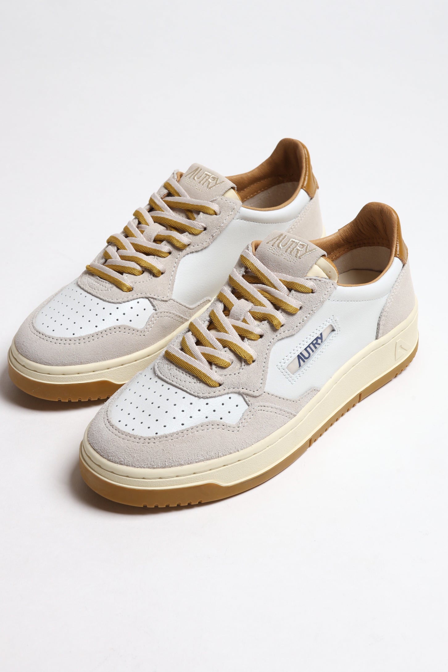 Medalist Sneakers in White/Suede SandAutry - Anita Hass