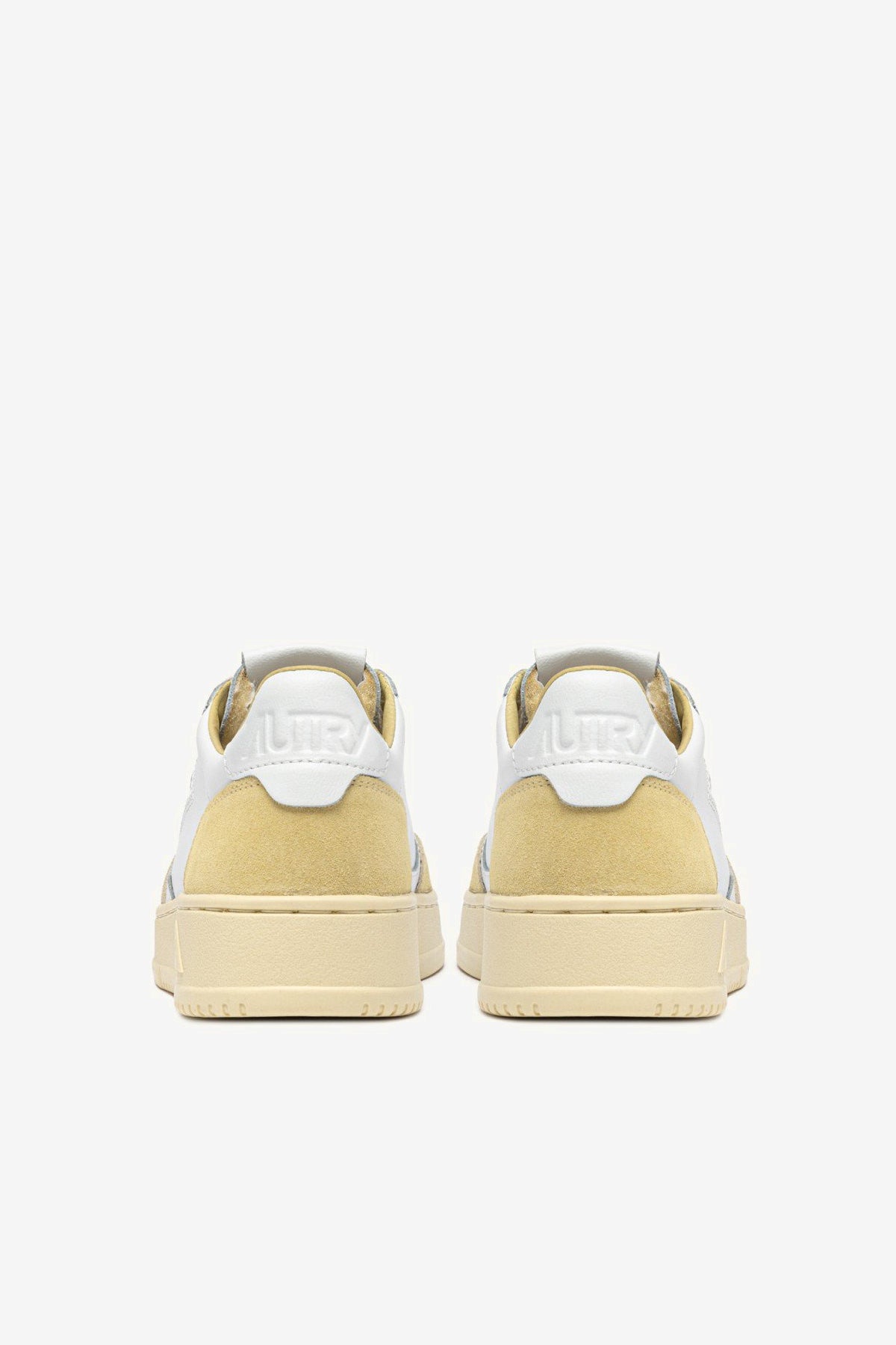 Medalist Sneakers in White/Suede StrawAutry - Anita Hass