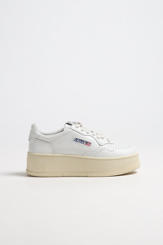 Sneaker Platform in Weiß Autry