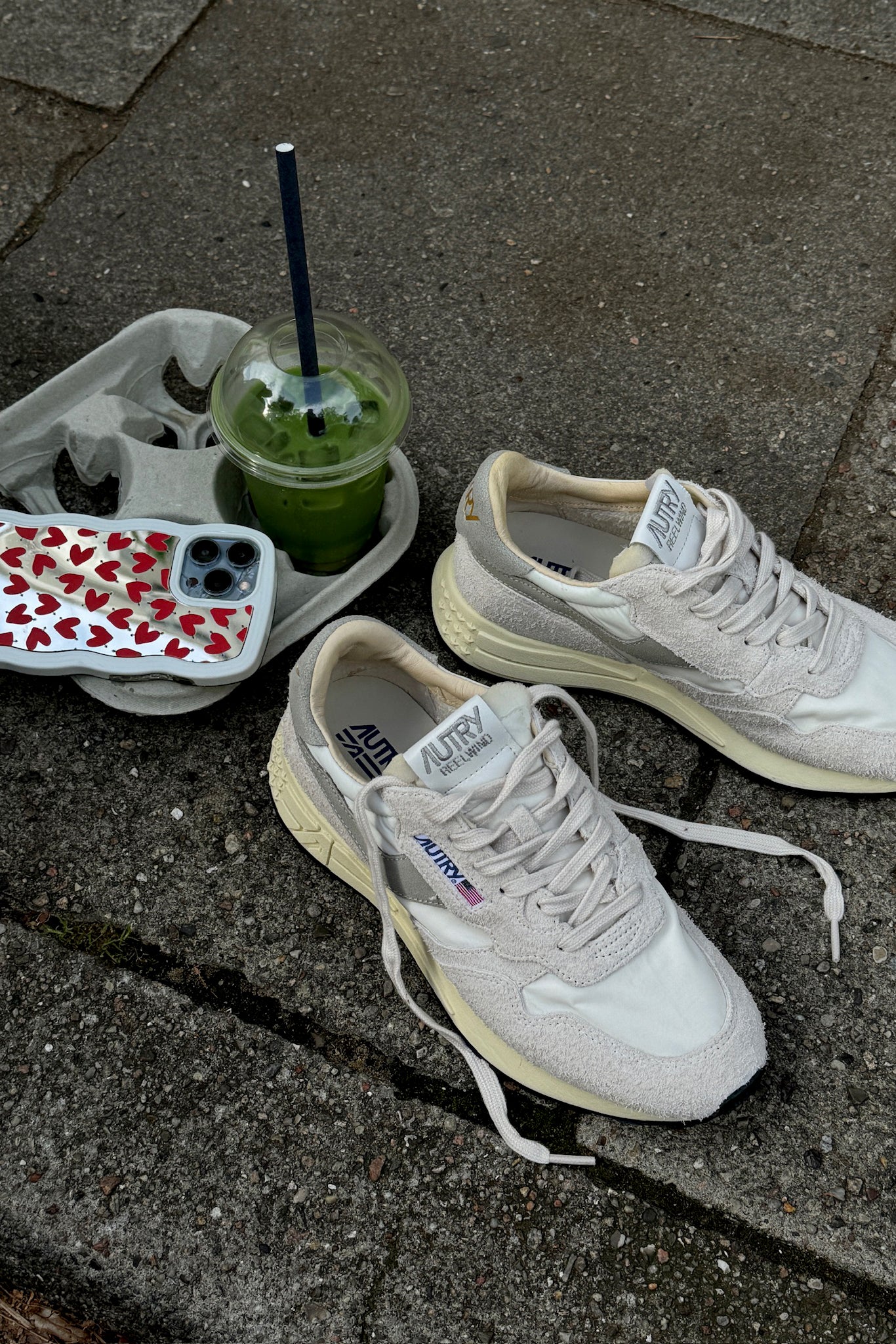 Sneaker Reelwind in Crack White/Natural Autry