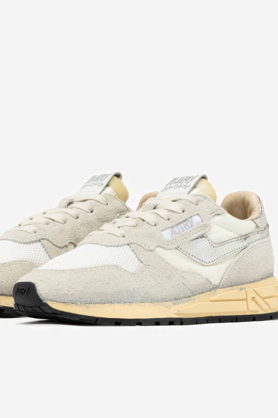 Reelwind Sneakers in Crack White/SilverAutry - Anita Hass