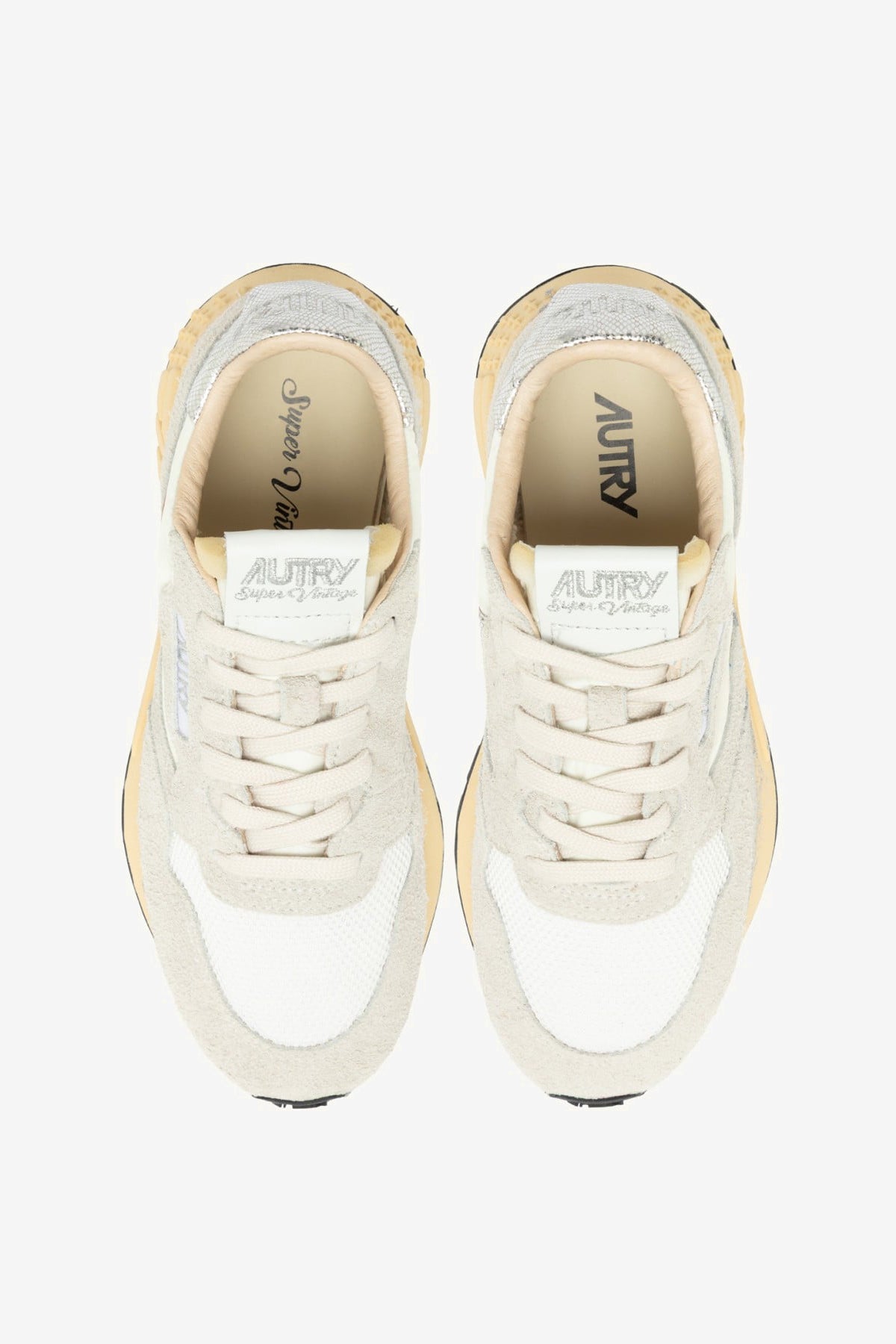 Reelwind Sneakers in Crack White/SilverAutry - Anita Hass