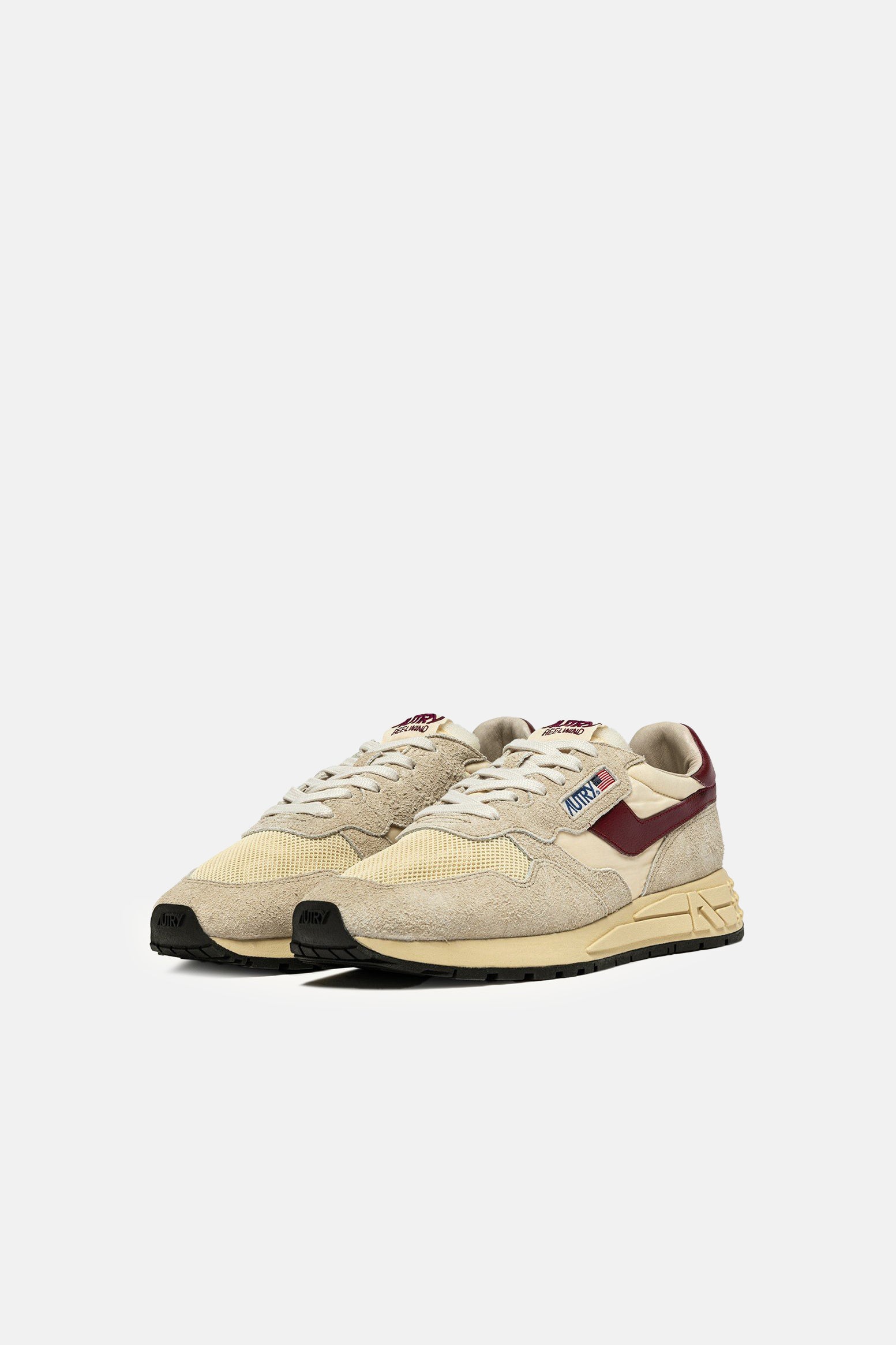 Sneaker Reelwind in Ecru/Ruby Wine Autry