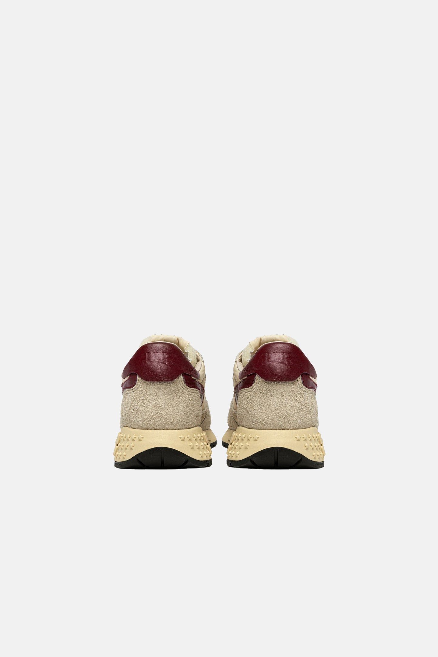 Sneaker Reelwind in Ecru/Ruby Wine Autry