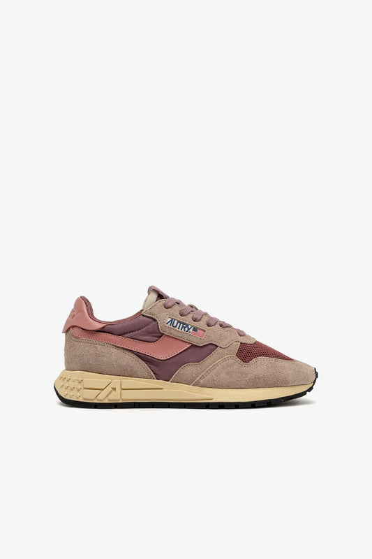 Reelwind Sneakers in Rose/Desert Sand by Autry - Anita Hass
