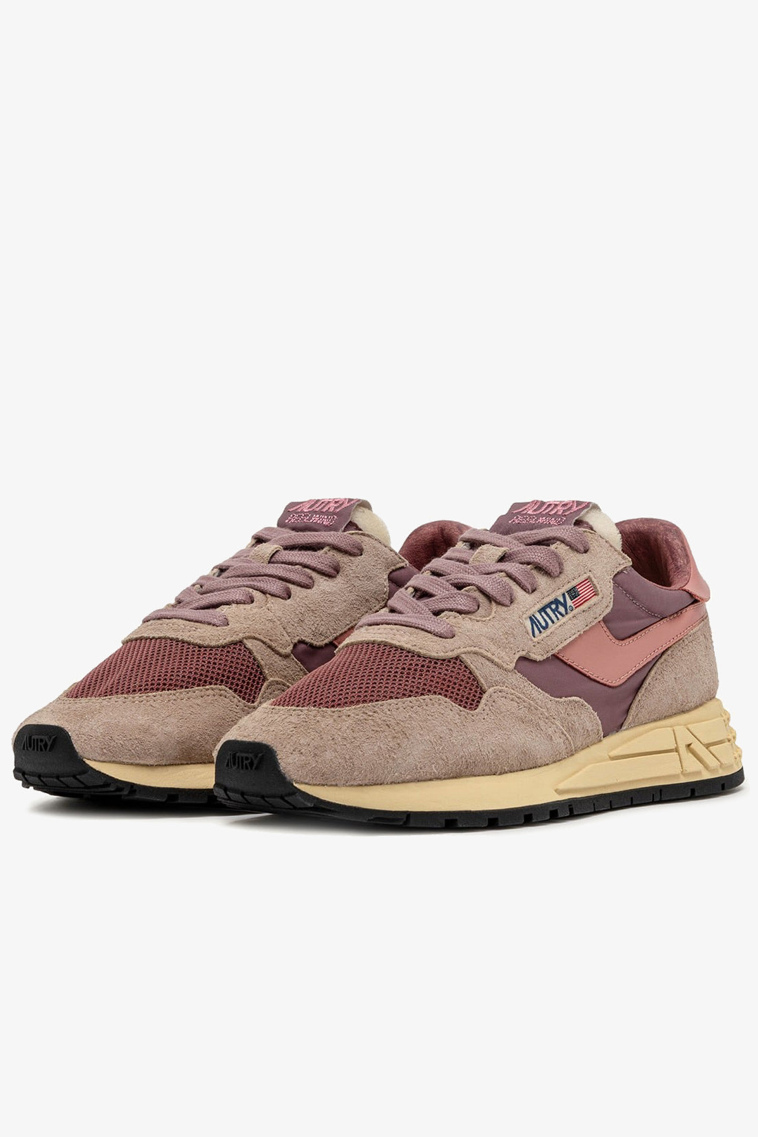Reelwind Sneakers in Rose/Desert Sand by Autry - Anita Hass