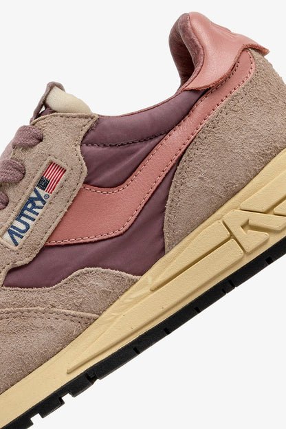 Reelwind Sneakers in Rose/Desert Sand by Autry - Anita Hass