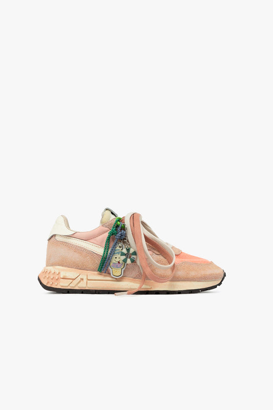 Reelwind Sneakers in Vintage Red Rose Autry - Anita Hass