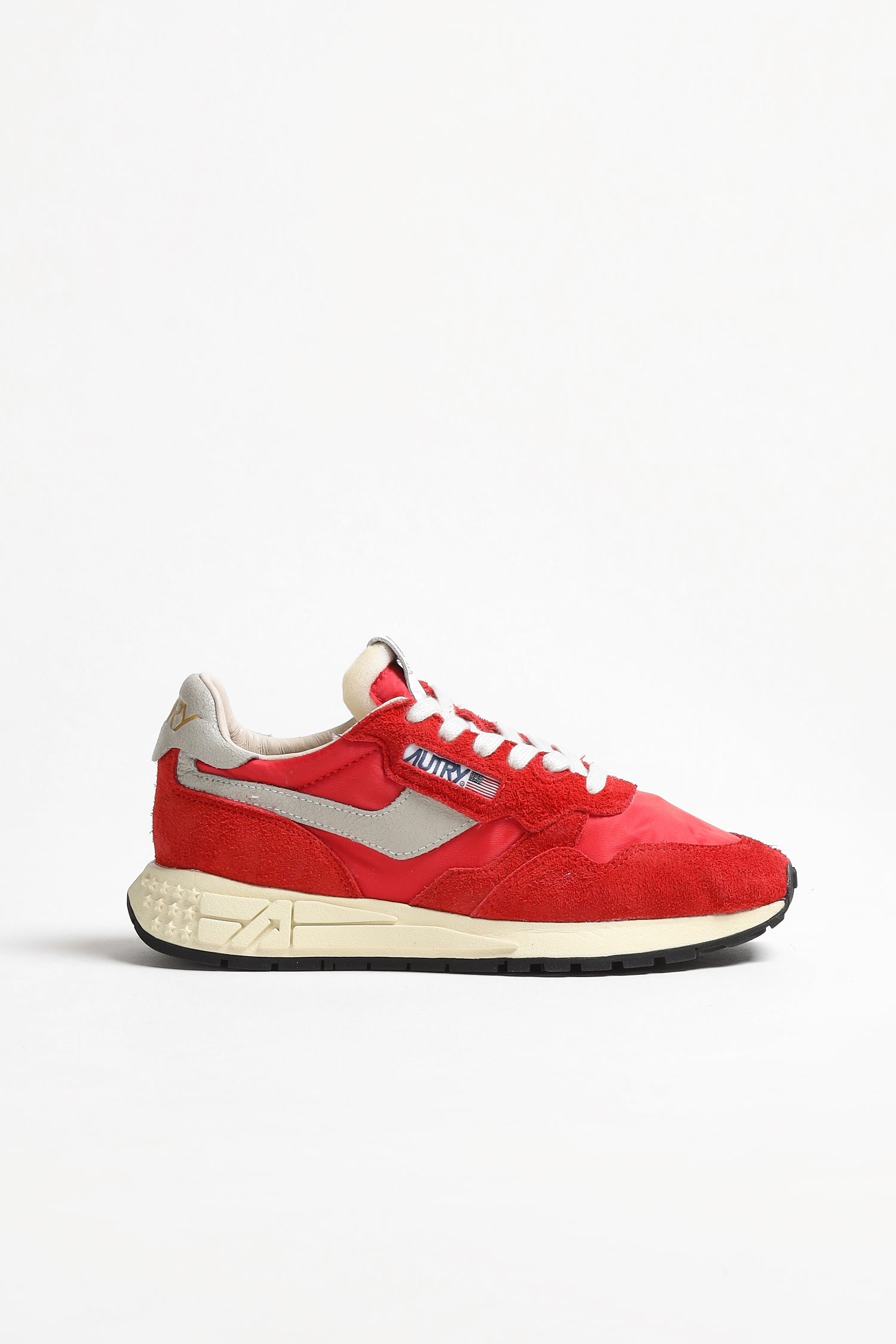 Sneaker Reelwind in Crack White/Red Autry
