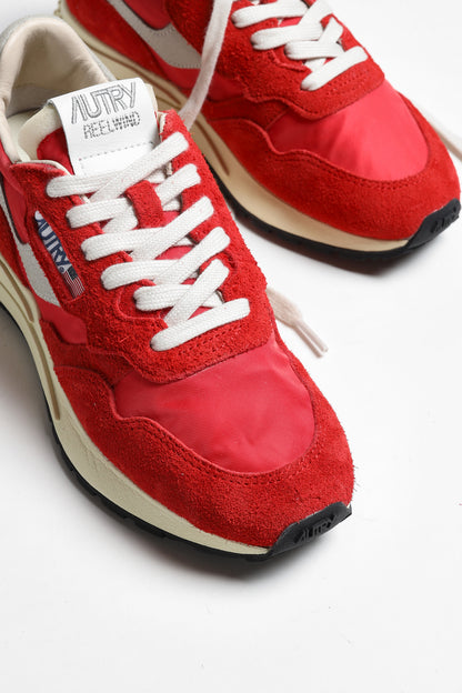 Sneaker Reelwind in Crack White/Red Autry