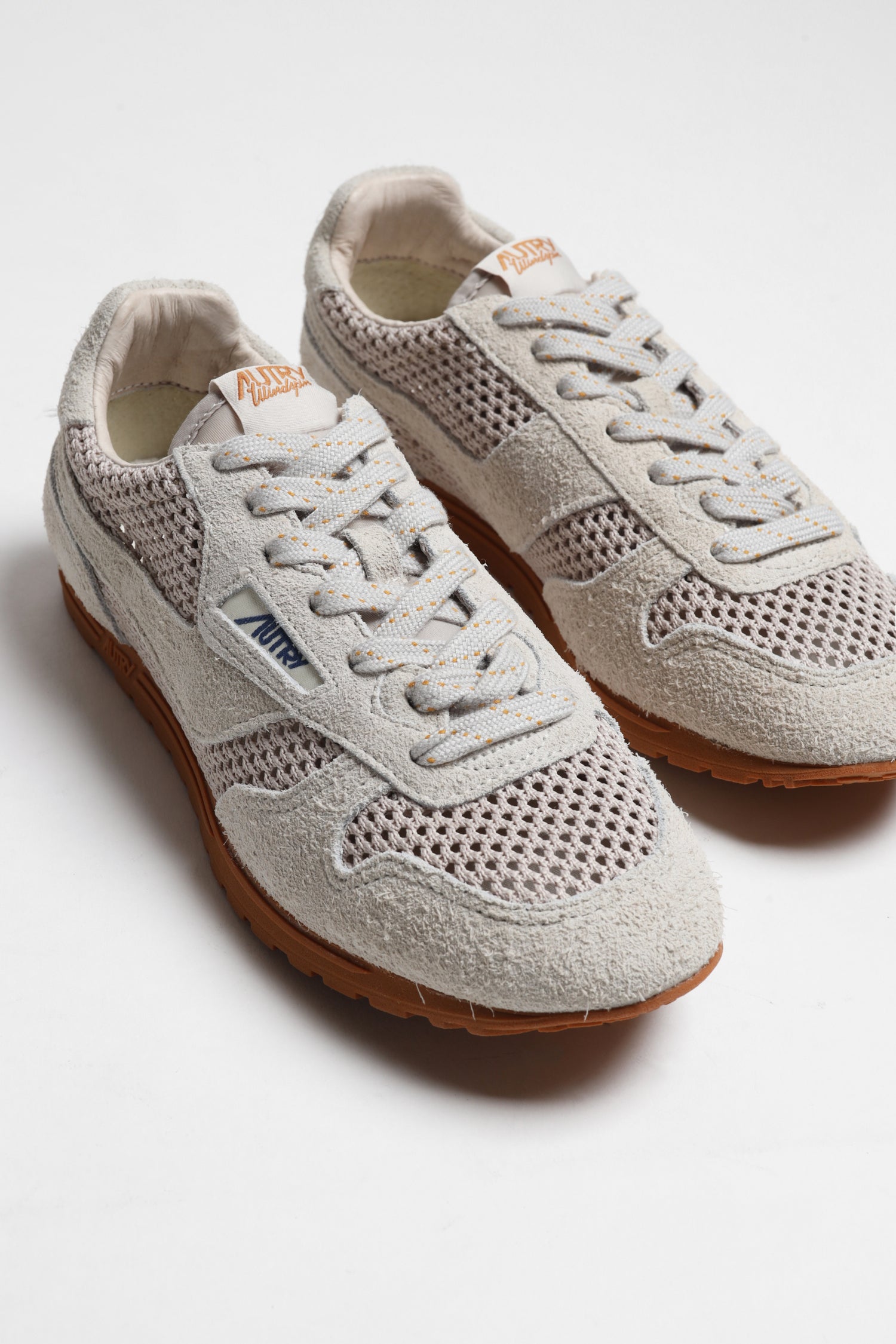 Windspin Sneakers in Knit/Suede SandAutry - Anita Hass