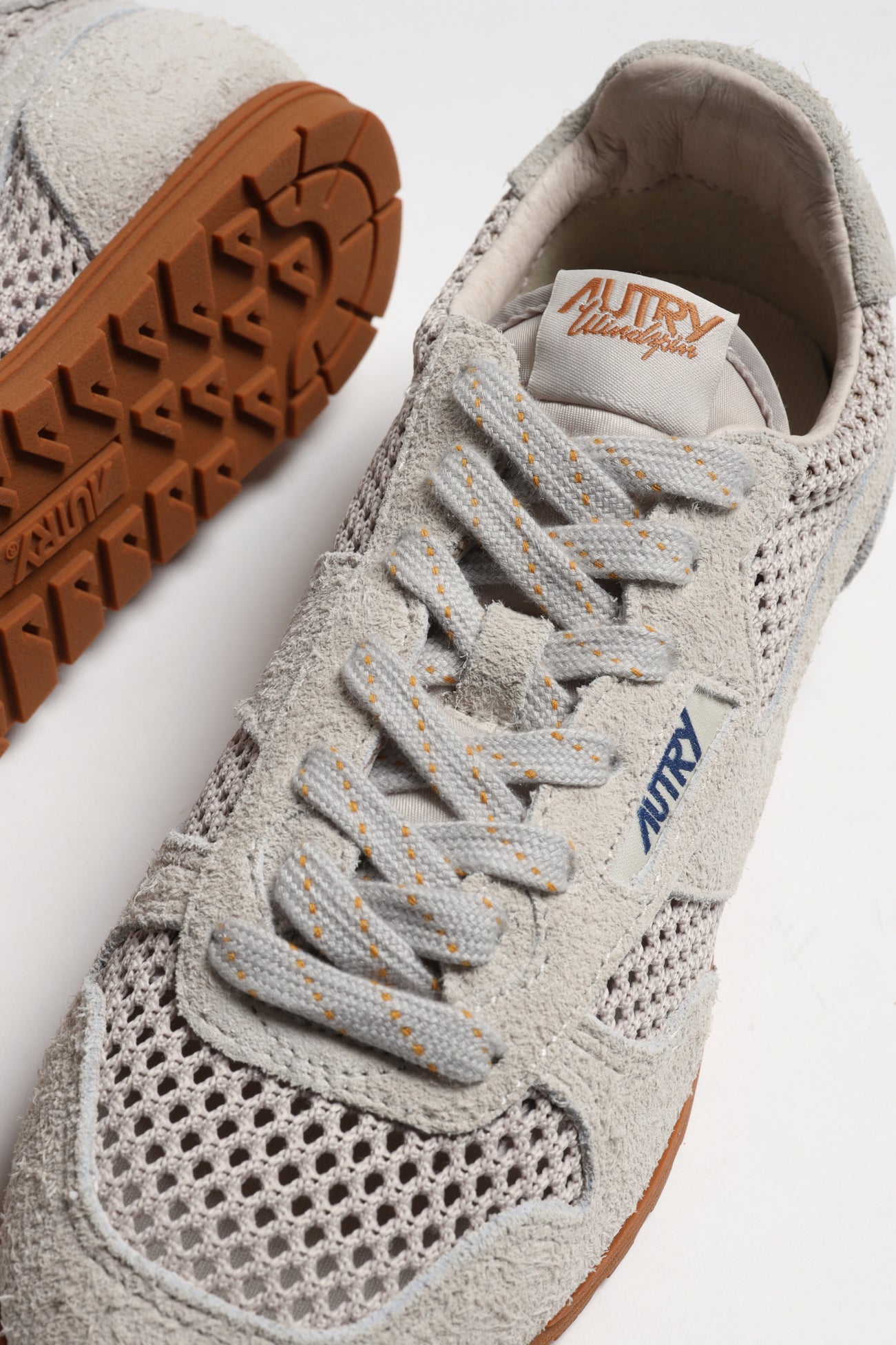 Windspin Sneakers in Knit/Suede SandAutry - Anita Hass