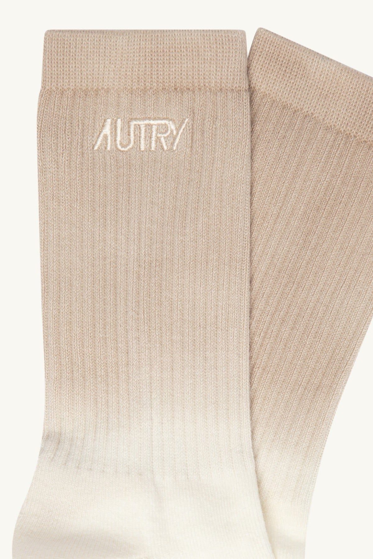 Socken Tie Dye in Ivory/Beige Autry
