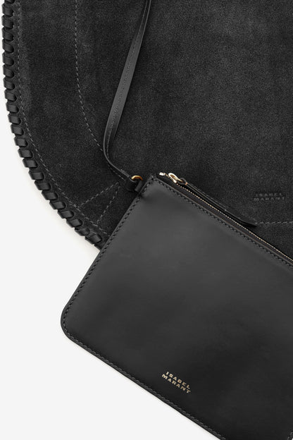 Tasche Oskan Hobo Soft Suede in SchwarzIsabel Marant - Anita Hass