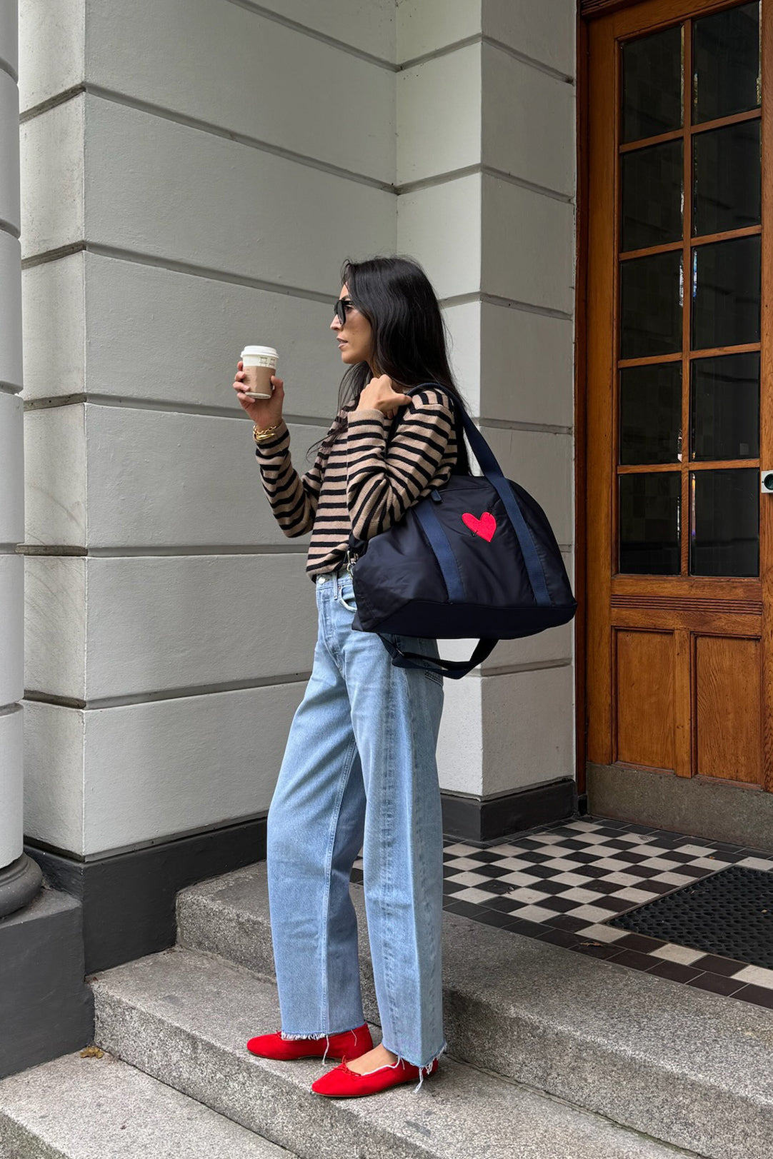 Tasche 'Heart' in Navy NylonAnita Hass - Anita Hass