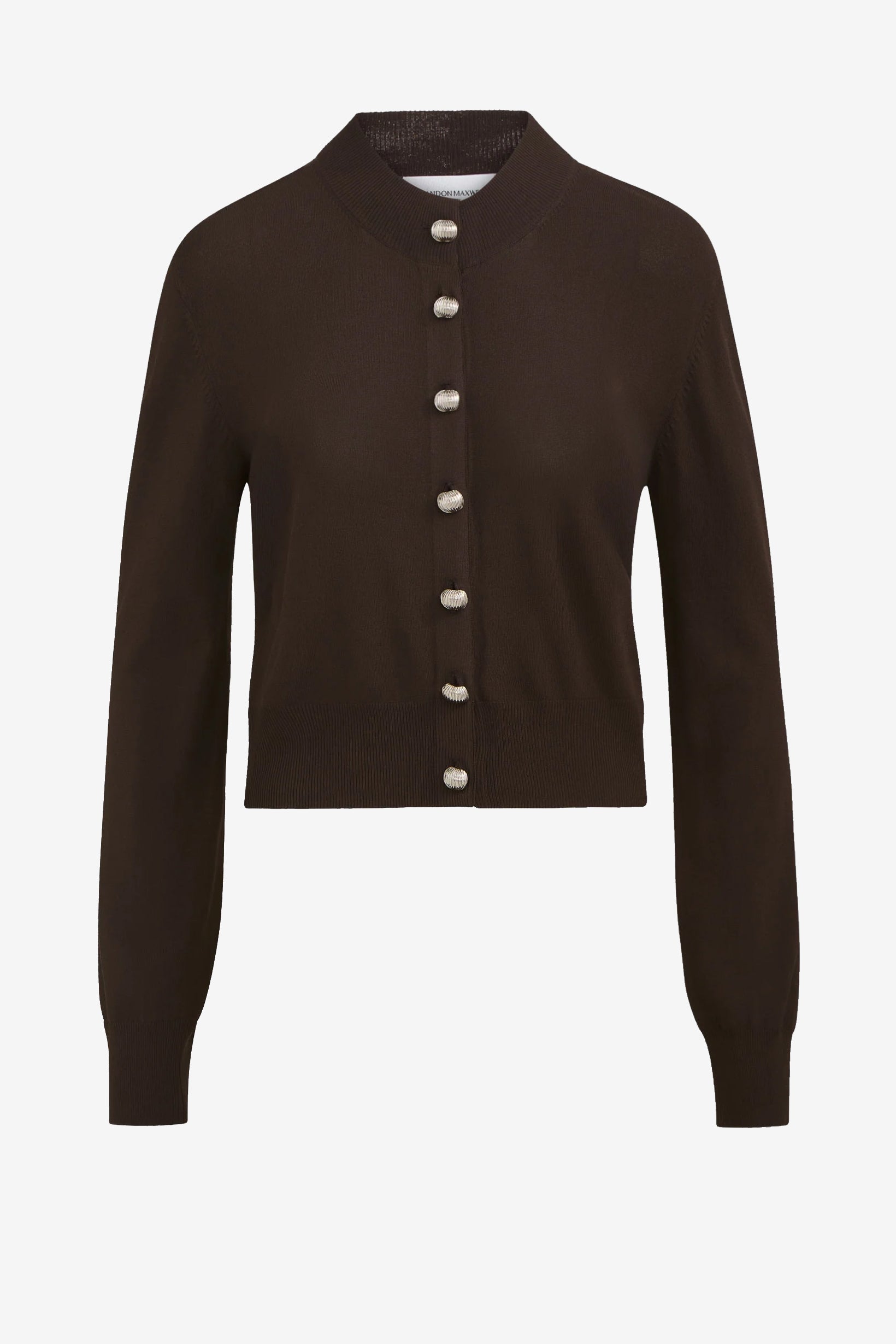 The Aubrey Cardigan in Truffle by Brandon Maxwell - Anita Hass