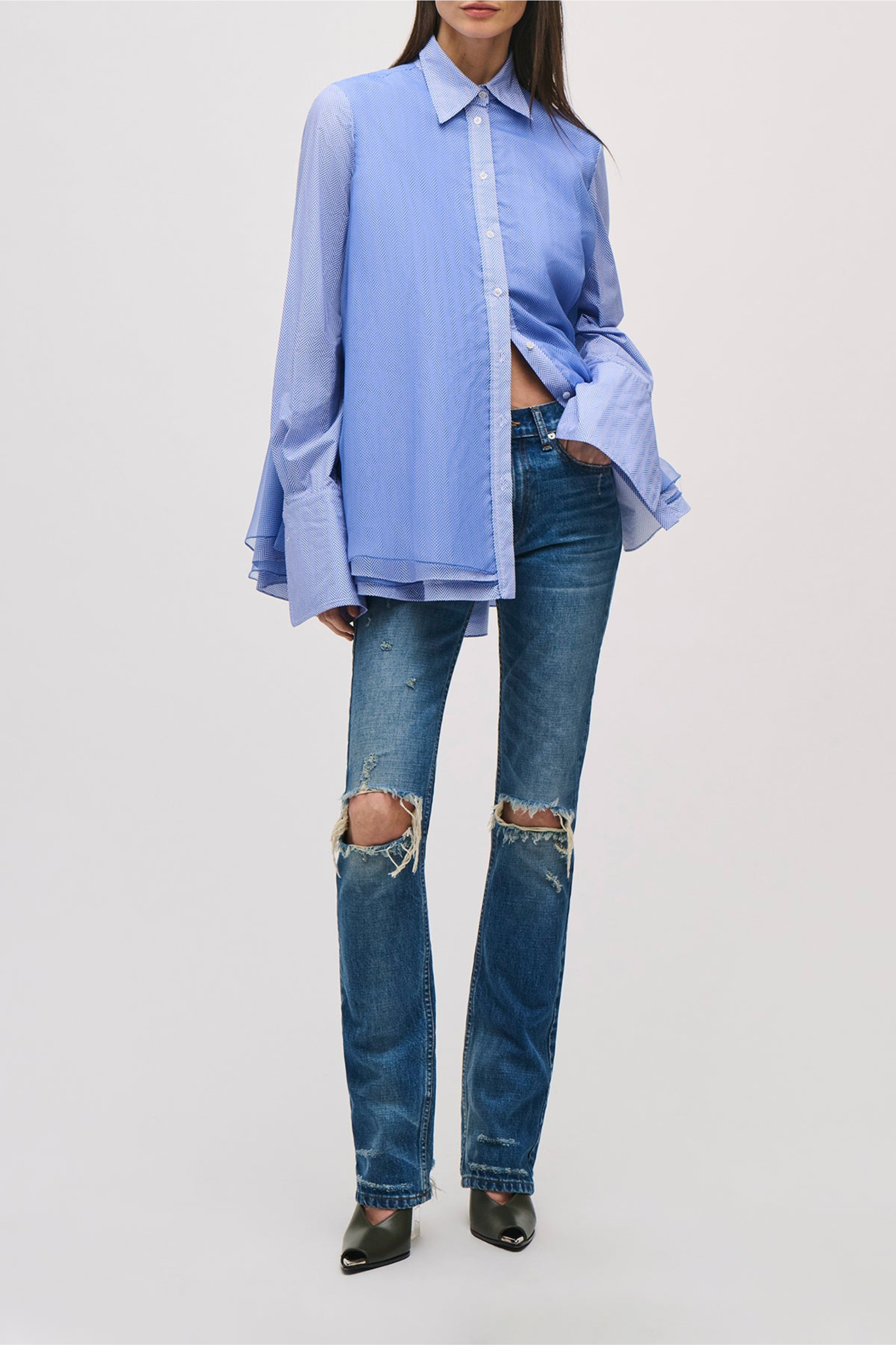 The Riggs Jeans in Indigo by Brandon Maxwell - Anita Hass