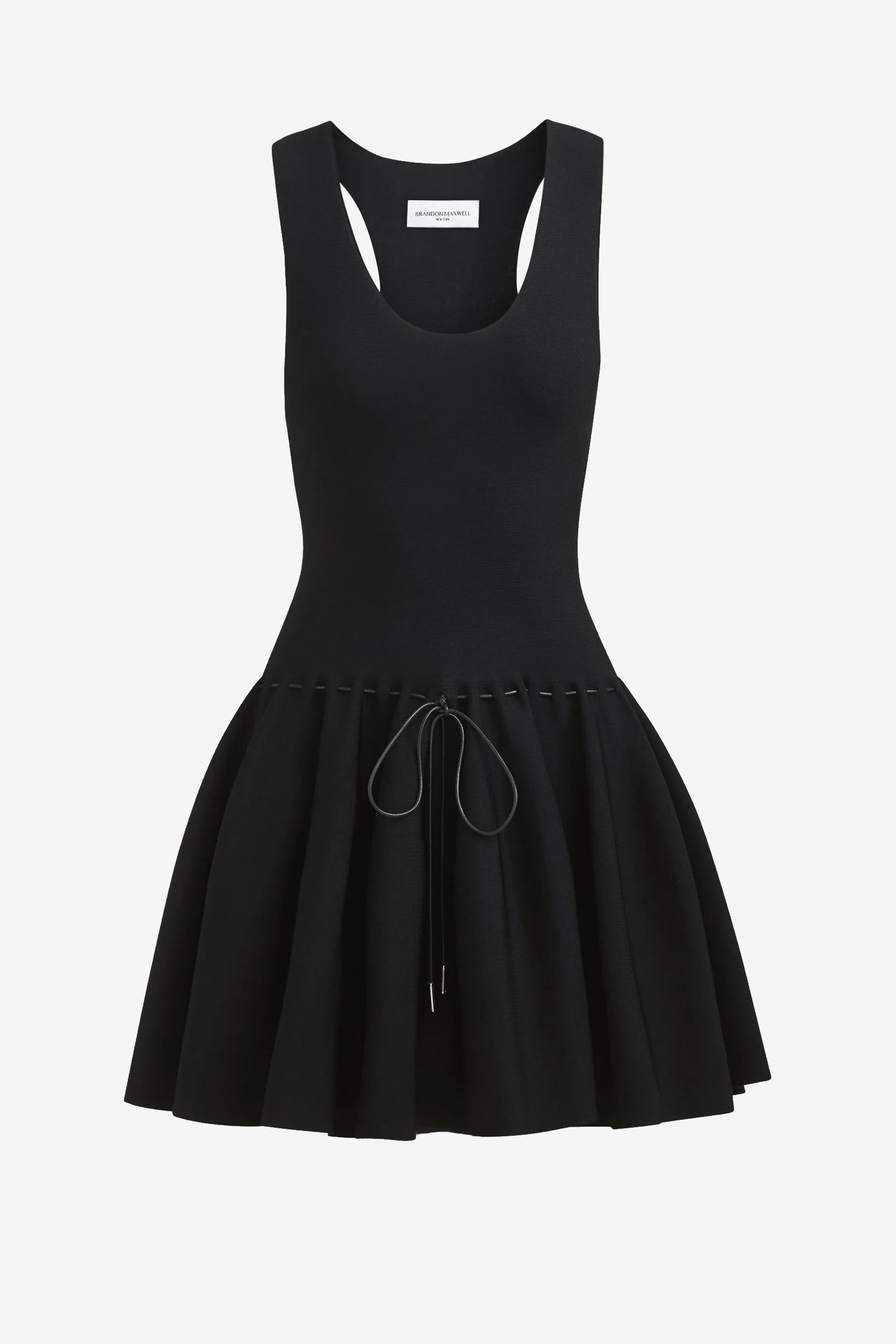 "The Cleo" Dress in Black by Brandon Maxwell - Anita Hass