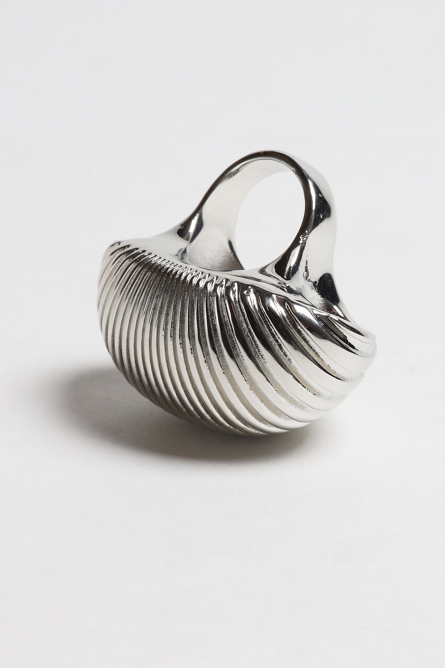 "The Axel" Ring in Silver by Brandon Maxwell - Anita Hass