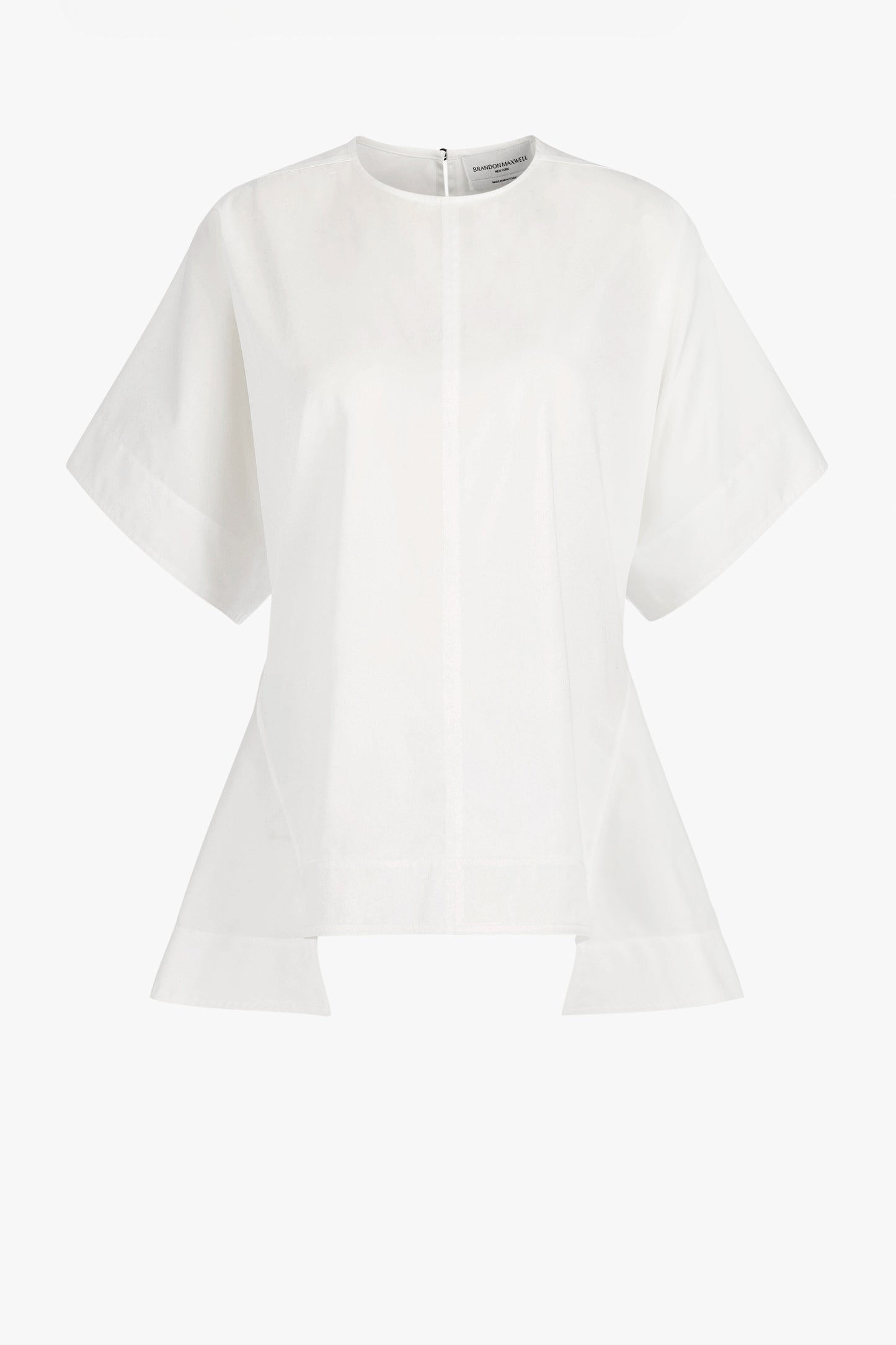 Camiseta «The Tyler» en blanco óptico, de Brandon Maxwell - Anita Hass