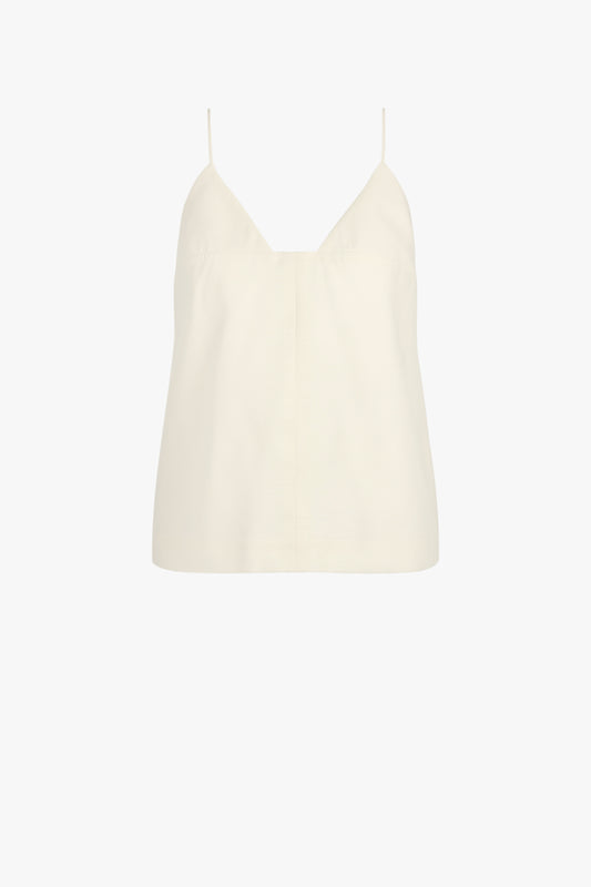 Top: The Bridges in Cream by Brandon Maxwell - Anita Hass
