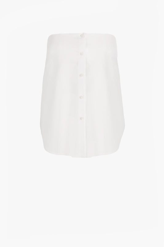 Top The Shea in White by Brandon Maxwell - Anita Hass