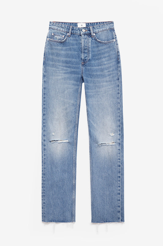 Jeans Bruno in Destructed Antique BlueAnine Bing - Anita Hass