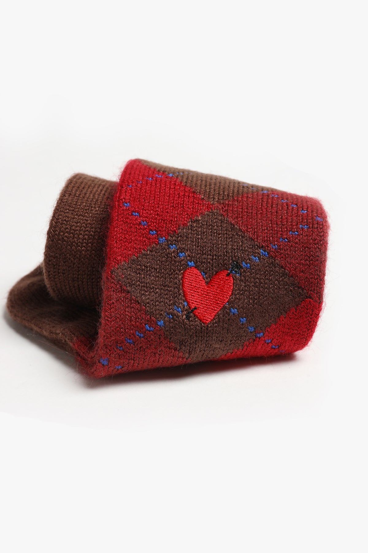 Socken Whitby in Braun/Rot Burlington x Anita Hass