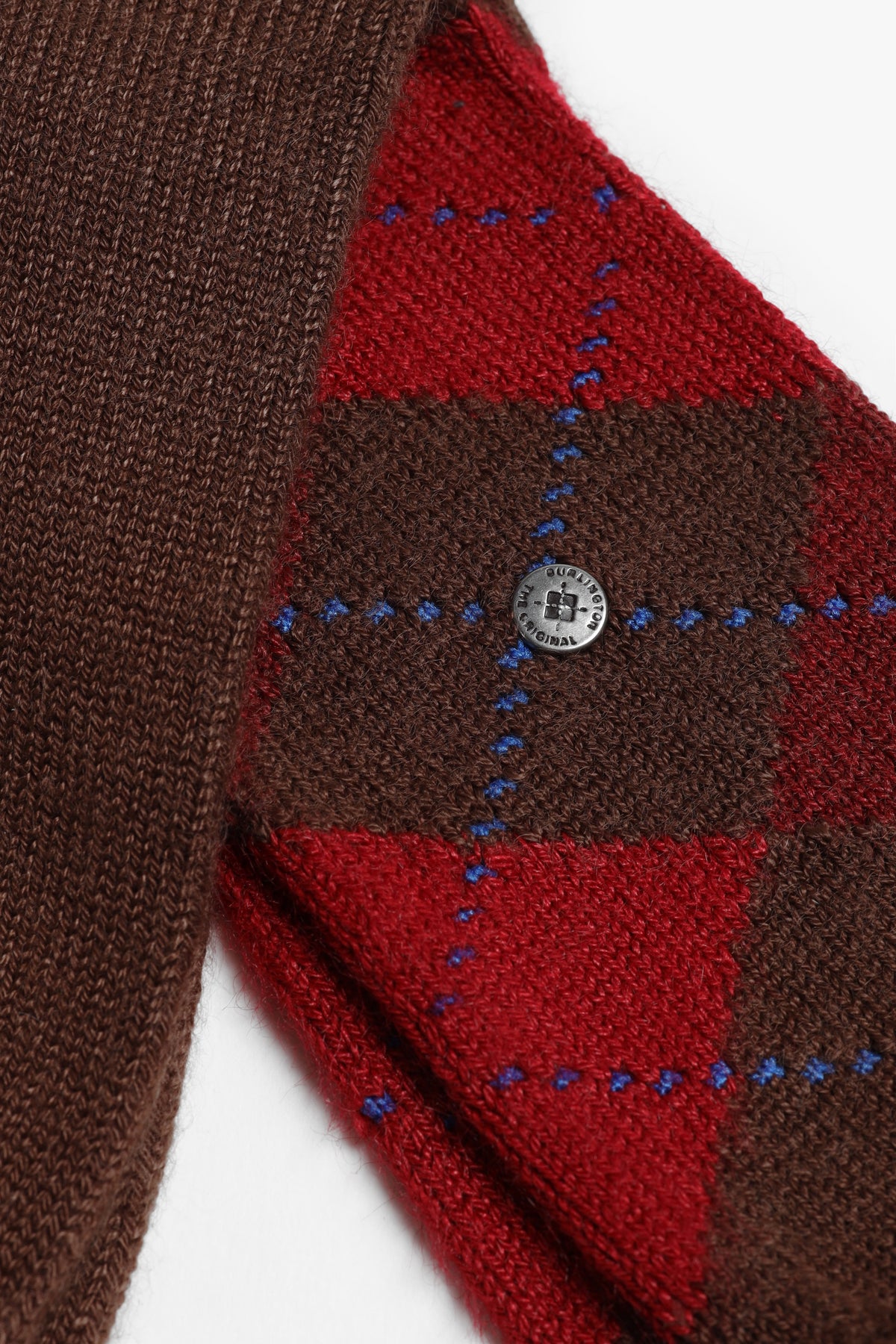 Socken Whitby in Braun/Rot Burlington x Anita Hass