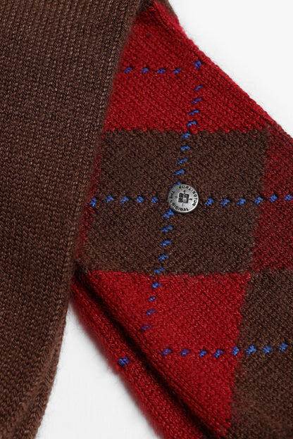 Socken Whitby in Braun/Rot Burlington x Anita Hass