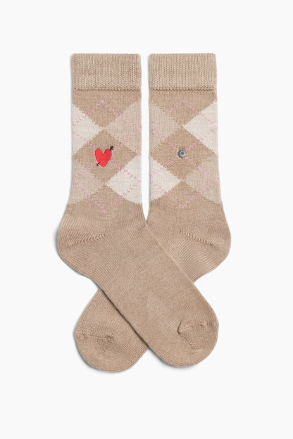 Socks Whitby in Camel/Beige