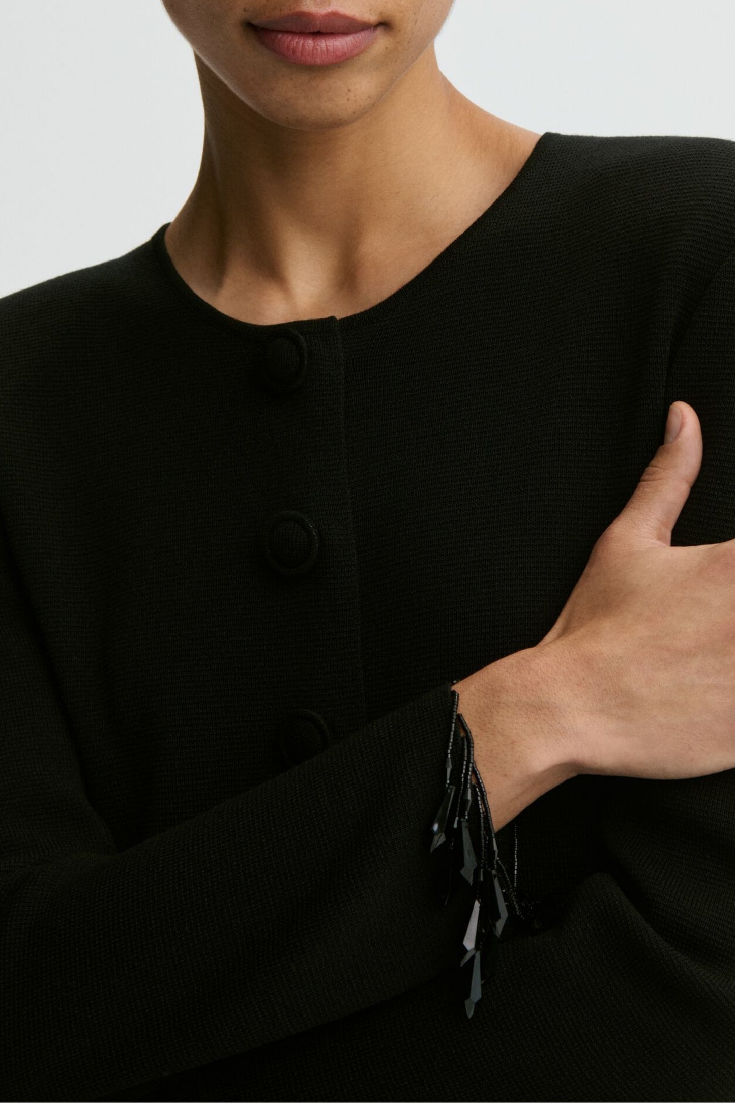 Shelly Cardigan in Black