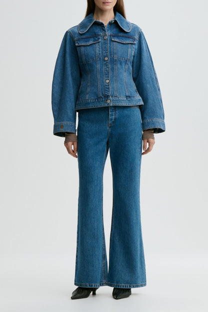 Chaqueta vaquera Villies en azul denim