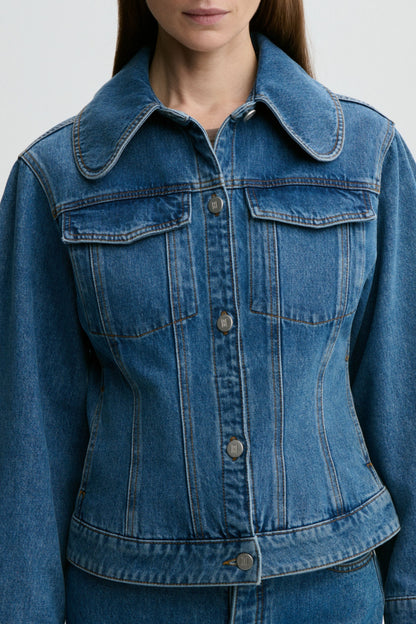 Chaqueta vaquera Villies en azul denim