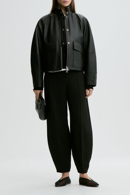Suzanne Leather Jacket in Black