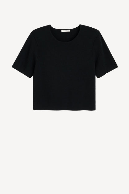 Amber Knit Shirt in Black