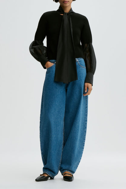 Amber Knit Shirt in Black