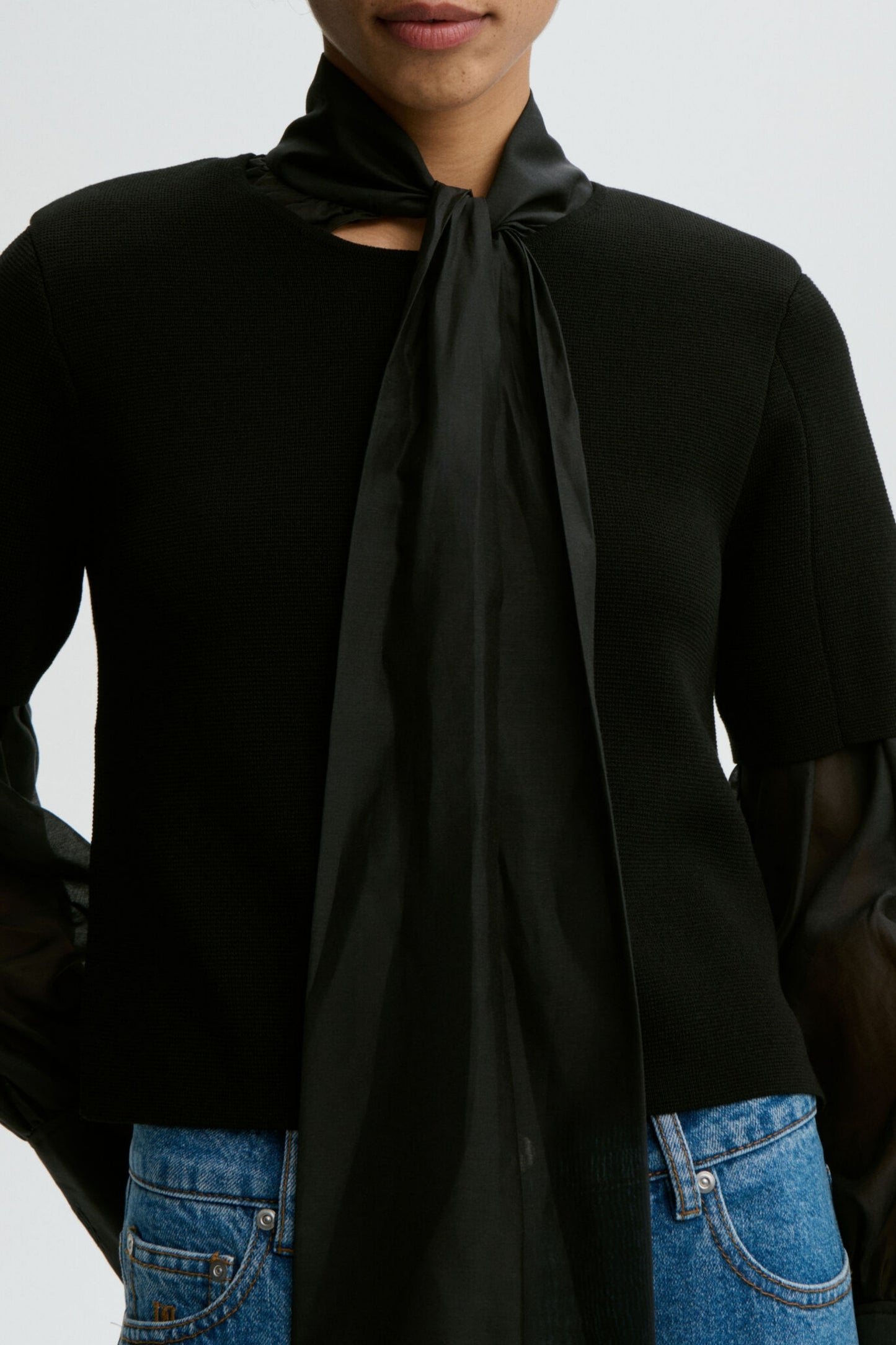 Amber Knit Shirt in Black