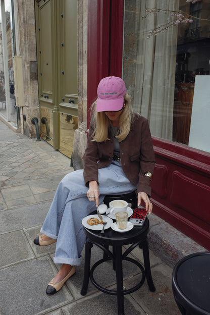 Cap Maybe in Washed Pink