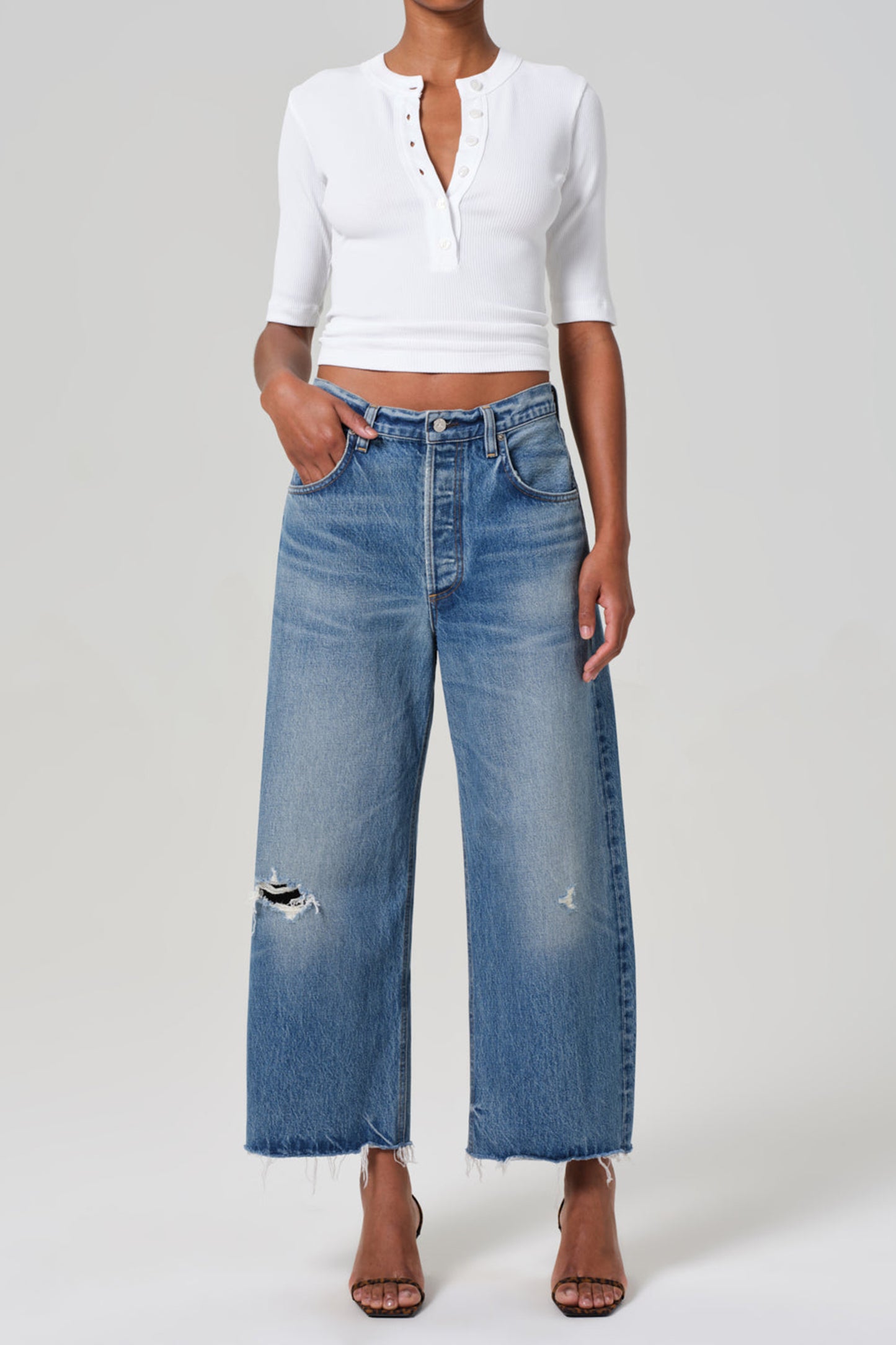 Jeans Ayla Crop in Solano Citizens of Humanity