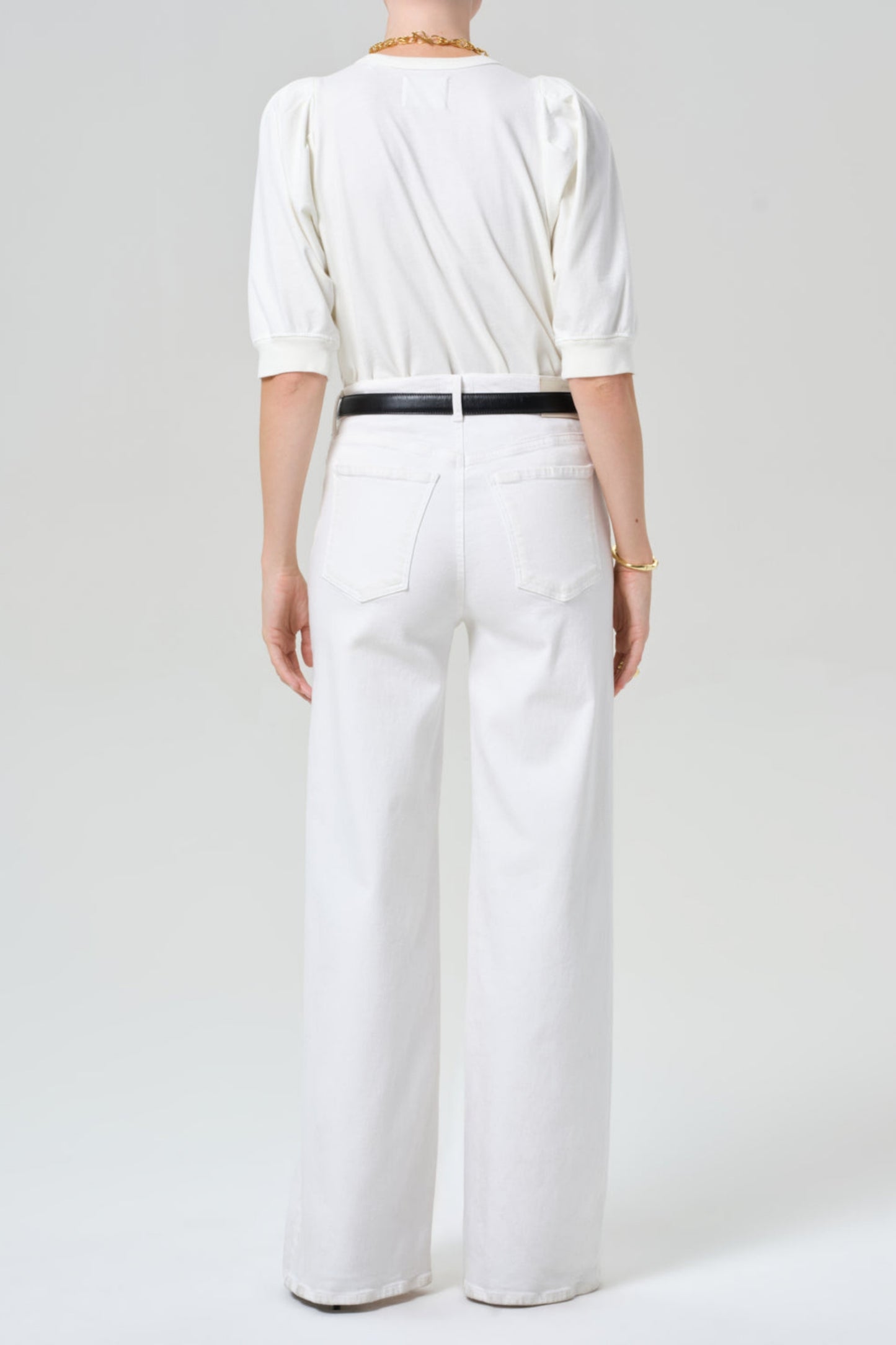Jeans Lyra in Soft White Citizens of Humanity