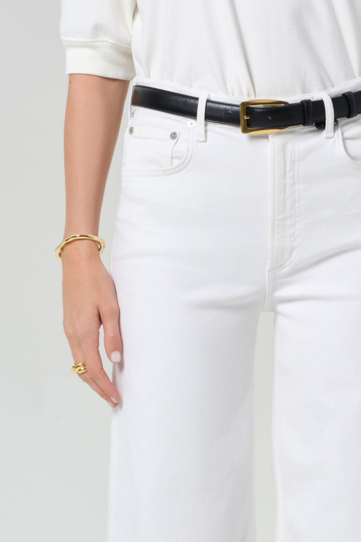 Jeans Lyra in Soft White Citizens of Humanity