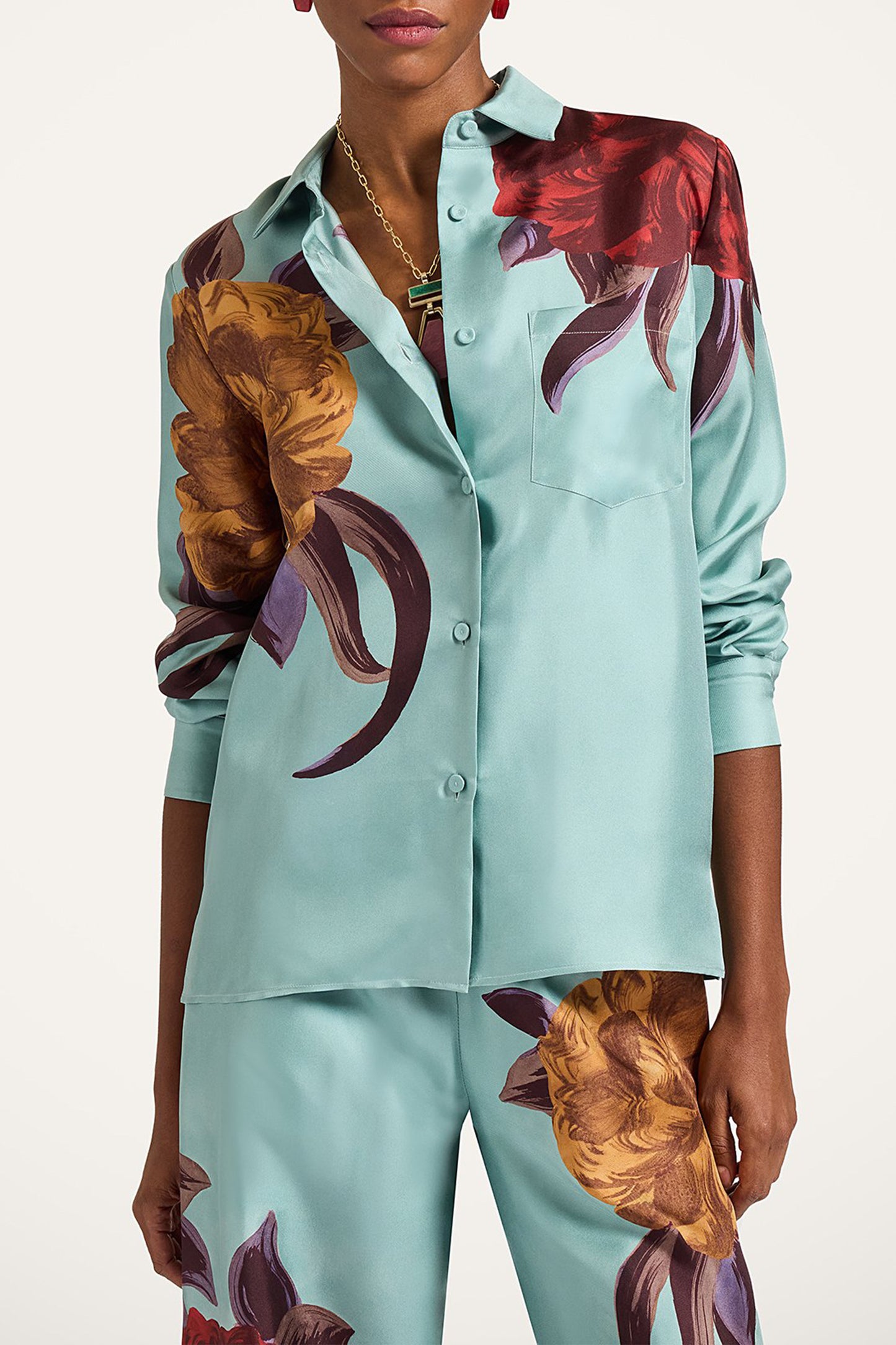 Bluse Boyshirt Peony in Light BlueLa Double J - Anita Hass