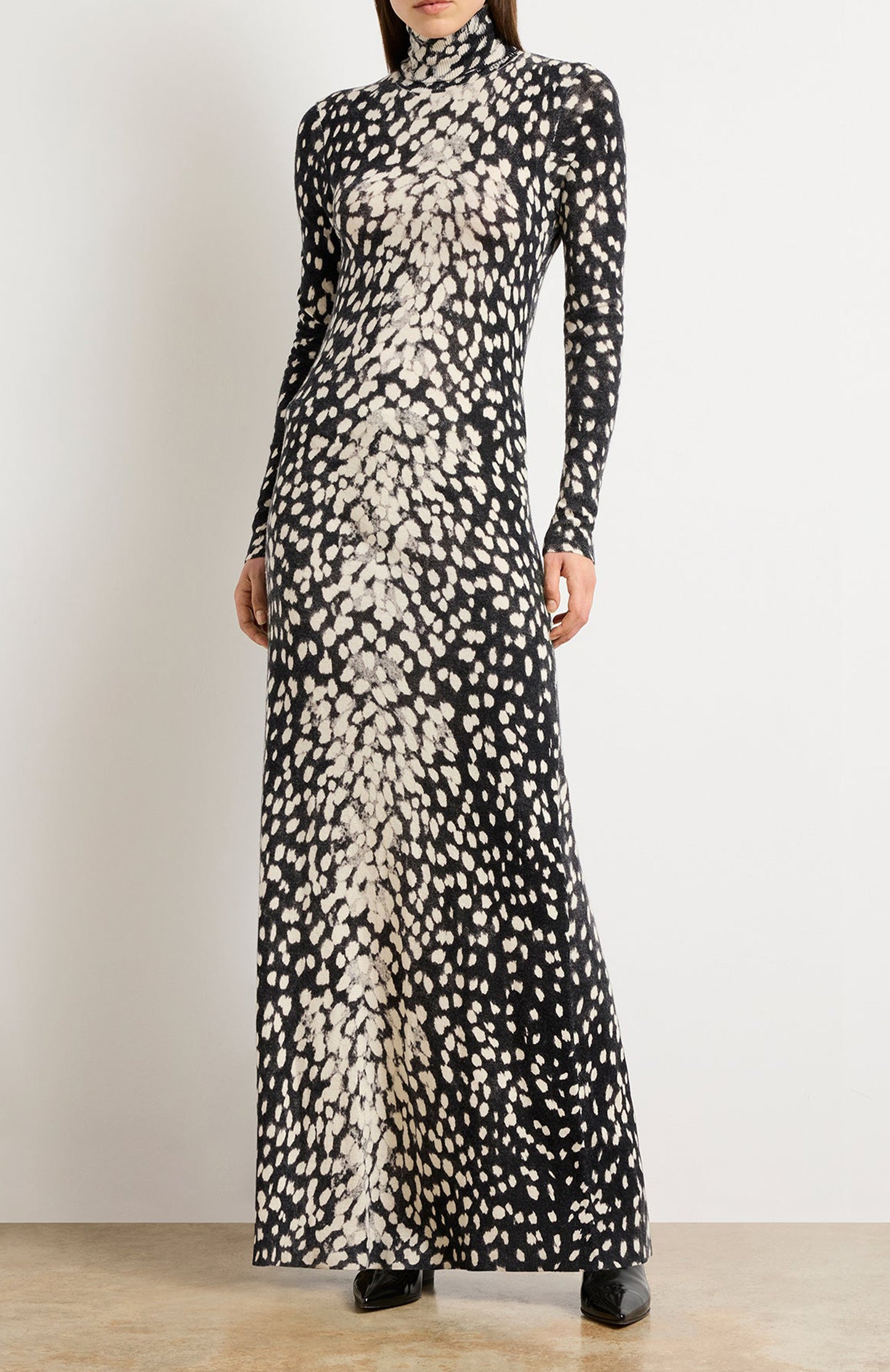 Kleid The Camille in Snow LeopardBrandon Maxwell - Anita Hass