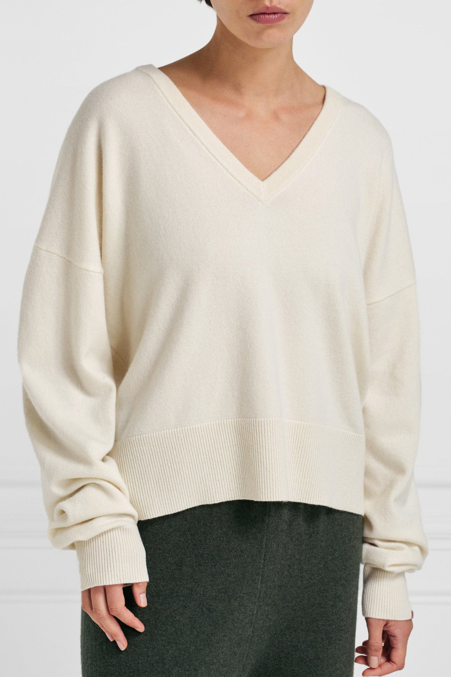 Pullover Clash N°224 in CreamExtreme Cashmere - Anita Hass