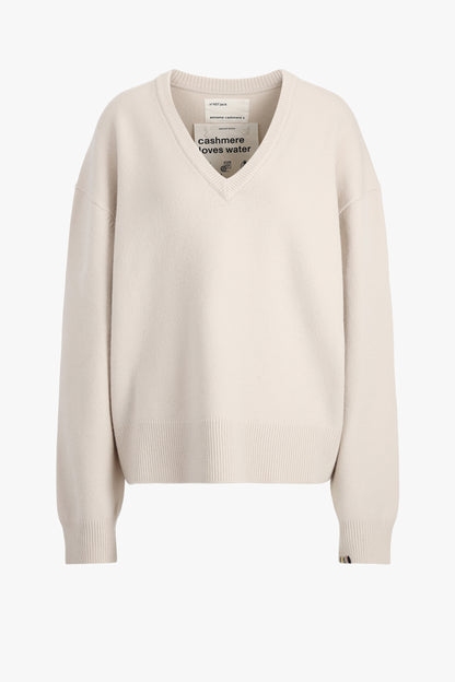 Jack Sweater No. 457 in ChalkExtreme Cashmere - Anita Hass