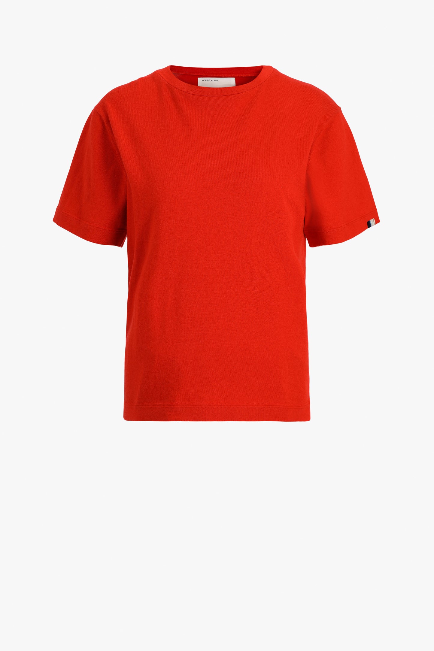T-Shirt Cuba N°268 in Tomato Extreme Cashmere